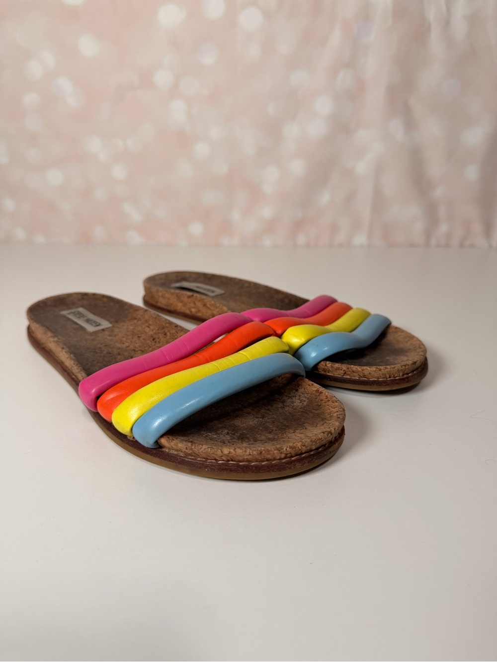 STEVE MADDEN Bright Strappy Flat Sandal